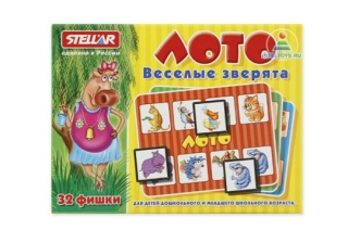 Лото "Весёлые зверята" 00905 