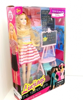 Барби " Linjiagi" в коробке JQ388 (Учительница)