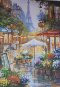 Мозаика камнями 50*65 (нат. холст)