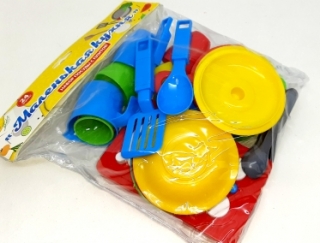 Набор посуды в пакете К001 (Green Plast)