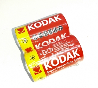 Батарейки "Kodak" R20/D Heavy Duty в плёнке 2 шт.
