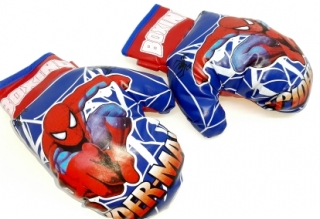 Перчатки боксерские, средние 666-606 (Человек паук)
