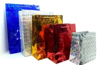 Пакет подарочный с голограммой 16*18