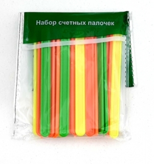 Счётные палочки в пакете 30 шт. СП01 (Стамм)