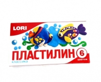 Пластилин "Классика.Рыбка" 6 цв. Пл-005 (Lori)