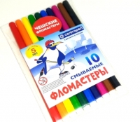 Фломастеры "Пингвины" 10 цв. 777901086 (Centropen)