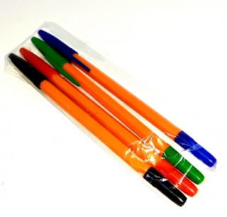 Ручки в наборе 4 цв. РК17  (Стамм)
