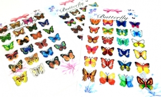 Наклейки 3D "Бабочки" 00226