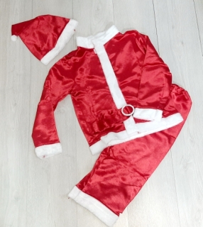 Костюм новогодний "Санта Клаус" р-р 30-36 (велюровый)