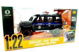 Машина металлическая в коробке HCL-608Р (Mercedes G500 Police)