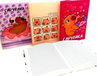 Блокнот-книжка 15*20 см. 5674 (Капибара)