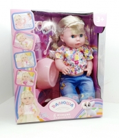 Кукла "Валюша" в коробке R322027-2/3 (горшком)
