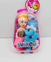 Кукла "Horse baby" в чемодане 2238