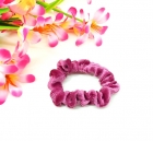 Резинка для волос бархатная, цветная маленькая 