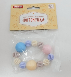 Погремушка-прорезыватель "Браслетик с шариками" 02179