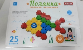 Мозаика в коробке 01047 "Полянка" (25 дет.)