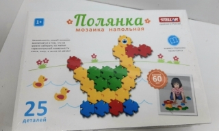 Мозаика в коробке 01048 "Полянка" (25 дет.)