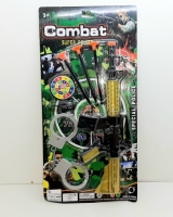 Набор "Combat" на картоне 6614V( автомат с мишенью)