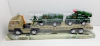 Маш. Машина автовоз 8621 (военный,2 грузовика)
