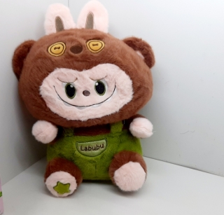 Мяг. "Labubu" в комбинезоне 40 см.