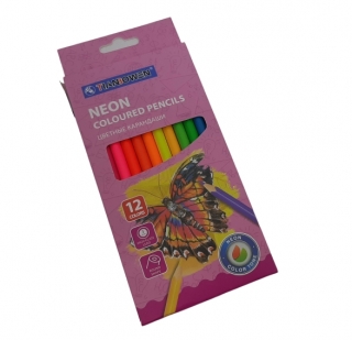 Карандаши цветные "Neon"12 цв.D-608B-23