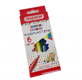 Фломастеры "Эники-Беники" 6 цв.151400 (Пифагор)
