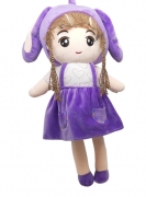 Кукла в шляпе с ушками 43 см.