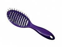 Массажка овальная с пластиковыми зубчиками, с прорезями 188A Liang Liang