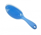 Массажка овальная с пластиковыми зубчиками, с прорезями 2220/197 Qian Wei