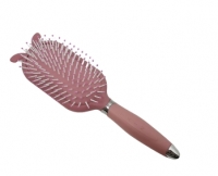 Массажка овальная с пластиковыми зубчиками, с ушками 2190/9554-53 Qian Wei