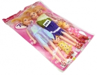 Барби на картоне 3 шт. 874/4 (с детками)