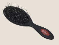 Массажка овальная с пластиковыми зубчиками, с зеркалом 9717SA Color Buter