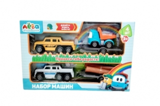 Набор машин в коробке 2 шт. 5702 (Грузовичок Лёва)
