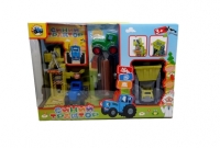 Набор машин в коробке 9606 (Синий трактор)