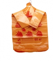 Пакеты-маечки 330*580 19 шт. ( клубничка)