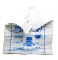 Пакеты-маечки 510*730 18 шт. ( белые, Sadaka)