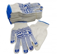 Перчатки рабочие х/б 10 пар 56 (белые Капкан)