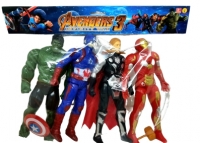 Набор героев из серии "Avengers 3" в пакете 4 шт. 2214
