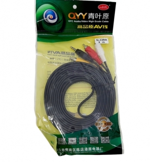 Шнур DVD Q-338A 3 м (колокольчики 2*2)