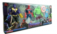Набор героев из серии "Avengers" в коробке 4 шт. 2104