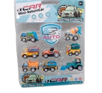 Набор строительных машин в блистере 8 шт. НЕТ-013