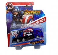 Камаз инерционный на картоне М003/4 (Avengers)