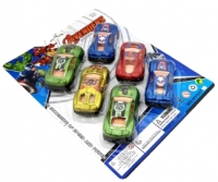 Набор машин на картоне 6 шт. HY027 (Avengers)