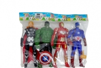 Набор героев в пакете 4 шт. 1684NZ (16,5 см.)