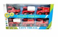 Набор машин в коробке 6 шт. YM-K38 (пожарные)