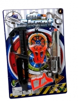 Набор полиции на картоне 512B (с мишенью)