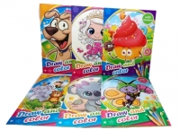 Раскраска с наклейками А4-10-61 (6 л. +2л.наклеек)