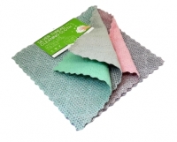 Тряпочки для уборки 4 шт. 20*20 (с аброзивным слоем)
