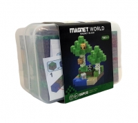 Конструктор магнитный в футляре Y001-1 (96 деталей)