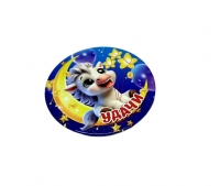 Магнит "Лошадка" S-9 (металлический, круглый)